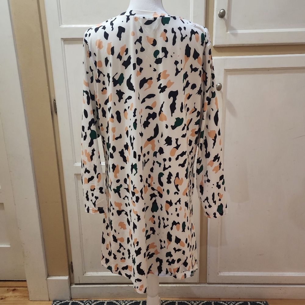 SHEIN's Emery Rose Women's Print Twist Hem Dress NWOT - Picture 6 of 12